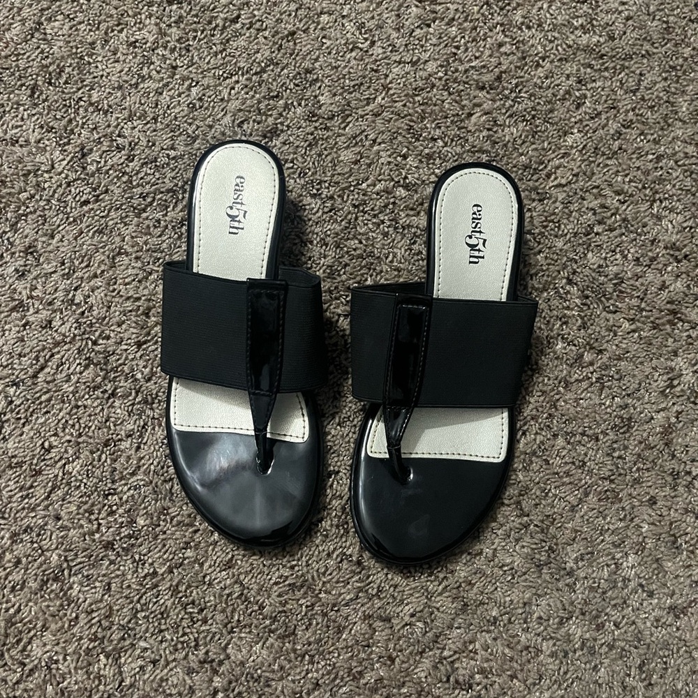 East 5th Black Women's Sandals Size 5